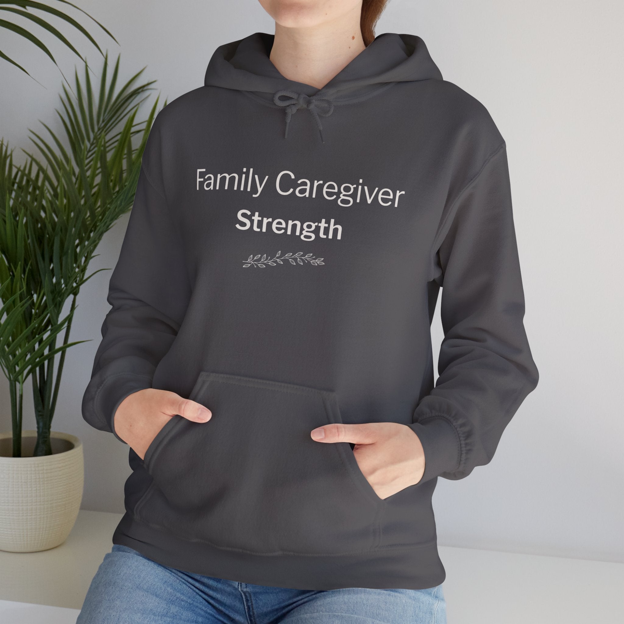 Unisex Heavy Blend™ Family Caregiver Strength Hoodie – Thoughtful Gift for Adult Children Caring for Parents