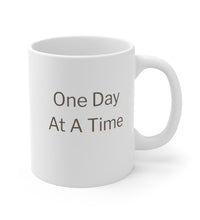 One Day At A Time Mug — Coffee Cup (11 oz) Thoughtful Gift for Caregivers, Encouraging Caregiver Gift