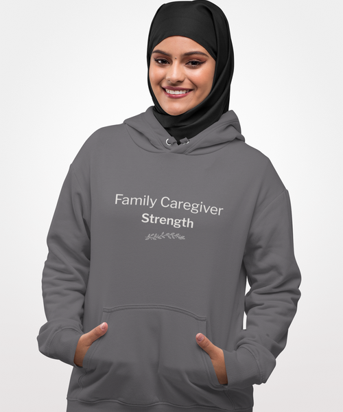 Unisex Heavy Blend™ Family Caregiver Strength Hoodie – Thoughtful Gift for Adult Children Caring for Parents