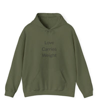 Love Carries Weight Hoodie – Thoughtful Gift for Caregivers, Meaningful Caregiver Gift